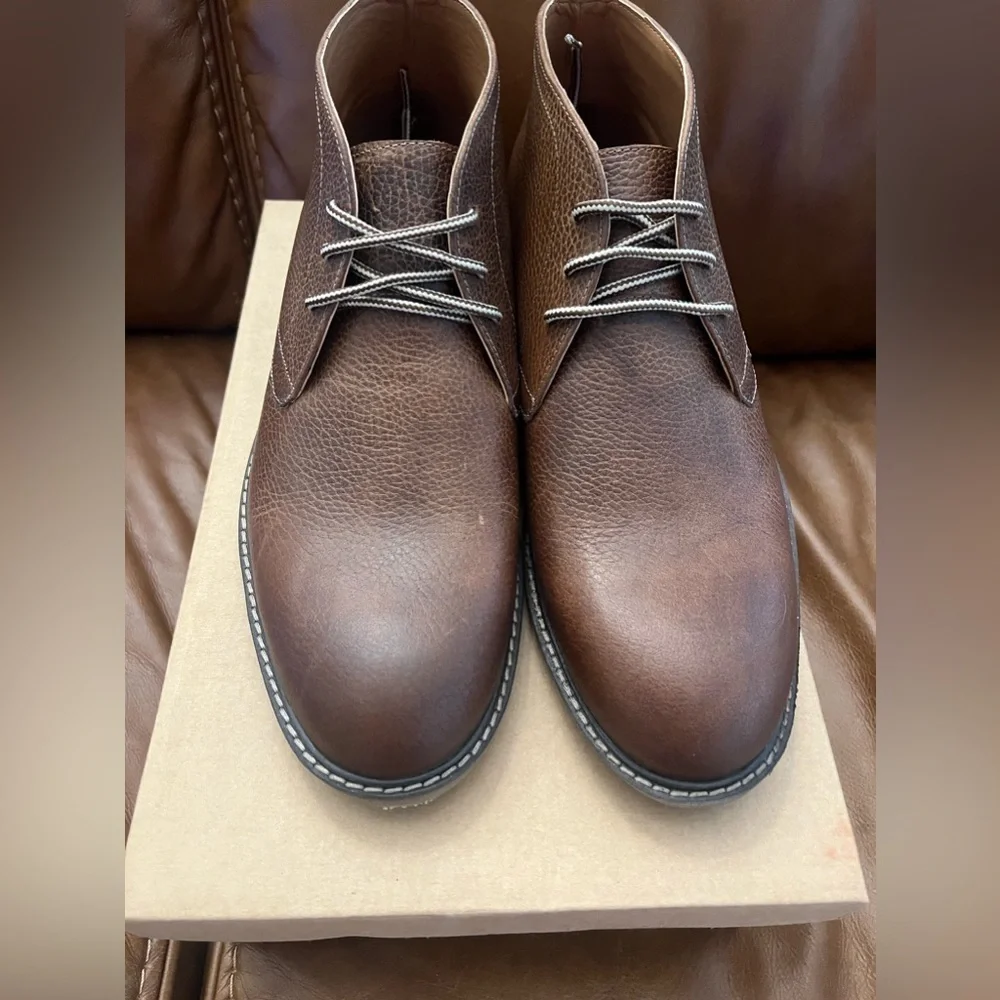Steve Madden p-kreatr chukka boot in cognac leather size 11 men’s